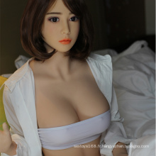 Silicone Sex Doll Real vagin cul oral Sexe Flesh Love Love Toy pour l&#39;homme 158cm